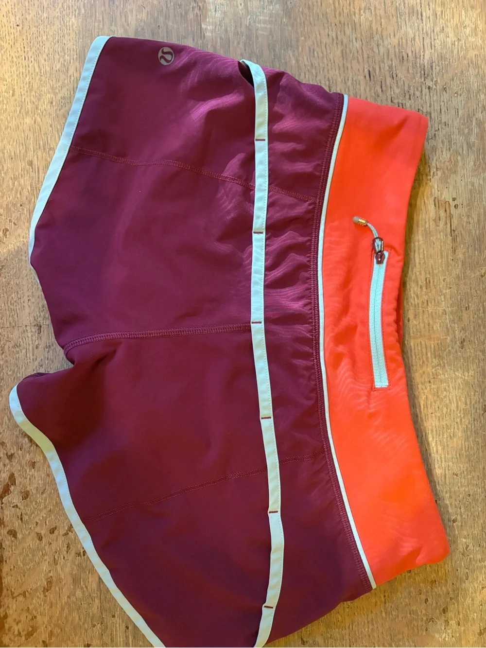 Lululemon Run: Speed Short - dashing purple/alarming/tranquil blue